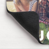 フェスティバルホリデーボタニカルジョイタイプクリスマスフォト マウスパッド (コーナー)