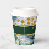 フェスティバルホリデーボタニカル金ゴールドスパークル紙カップ 紙コップ (右)