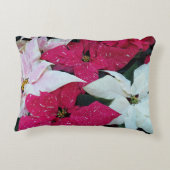 フェスティバルホリデーポインセチアプラントズフローラ アクセントクッション (裏面)