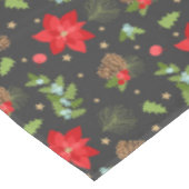 フェスティバルホリデーポインセチア テーブルクロス (アングル)