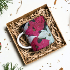 フェスティバルホリデーポインセティアスフローラ コーヒーマグカップ