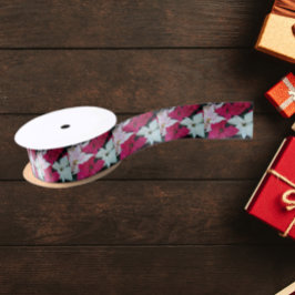 フェスティバルホリデーポインセティアスフローラ サテンリボン