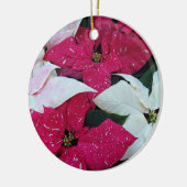 フェスティバルホリデーポインセティアスフローラ セラミックオーナメント (左)
