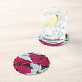 フェスティバルホリデーポインセティアスフローラ ペーパーコースター (インサイチュ)