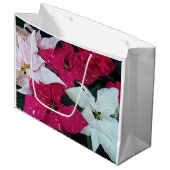 フェスティバルホリデーポインセティアスフローラ ラージペーパーバッグ (正面アングル)