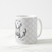 フェスティバルホリデーポーラベアエッチングファミリーモノグラム コーヒーマグカップ (正面右)