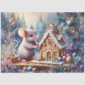 フェスティバルホリデーマウスジンジャーブレッドハウスデクページ 薄葉紙 (正面)