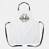 フェスティバルホリデーモノグラム エプロン (正面)