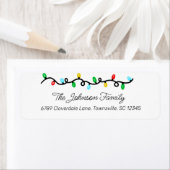 フェスティバルホリデーライト差出人住所 ラベル (インサイチュ)