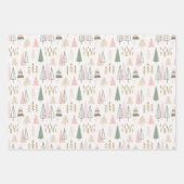 フェスティバルホリデーラッピング紙シート ラッピングペーパーシート (正面3)