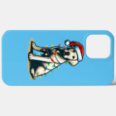 フェスティバルホリデーラブラドールドッグウィズクリスマスライト Case-Mate iPhoneケース (裏面 (横))