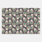 フェスティバルホリデー応援コージーウィンターワンダーランド ラッピングペーパーシート (正面3)