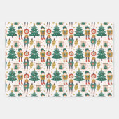 フェスティバルホリデー応援コージーウィンターワンダーランド ラッピングペーパーシート (正面)