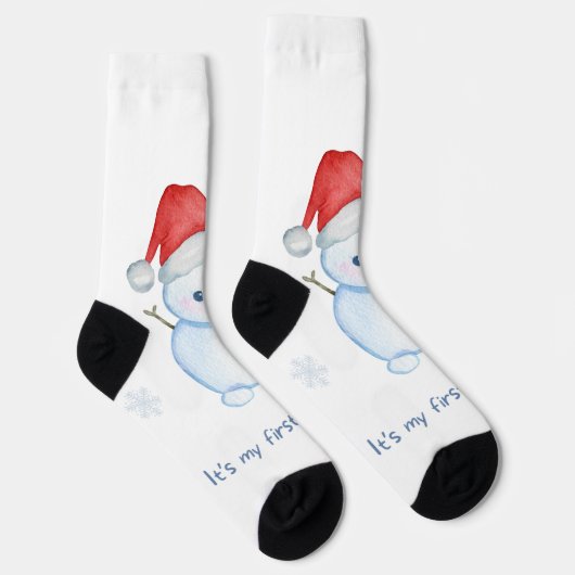 「フェスティバルホリデー応援：クリスマスをテーマにした靴下」 ソックス (右)