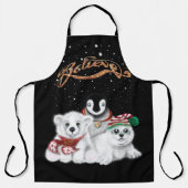 フェスティバルホリデー極熊,ペンギン,シールクラブ エプロン (正面)