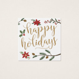 フェスティバルホリデー結婚式招待状名プレートカード