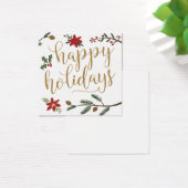 フェスティバルホリデー結婚式招待状名プレートカード (デスク)