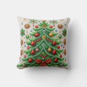 フェスティバルホリデー装飾用クッション刺繍デザイン クッション (正面)