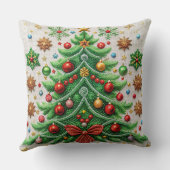 フェスティバルホリデー装飾用クッション刺繍デザイン クッション (裏面)