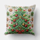 フェスティバルホリデー装飾用クッション刺繍デザイン クッション (正面)