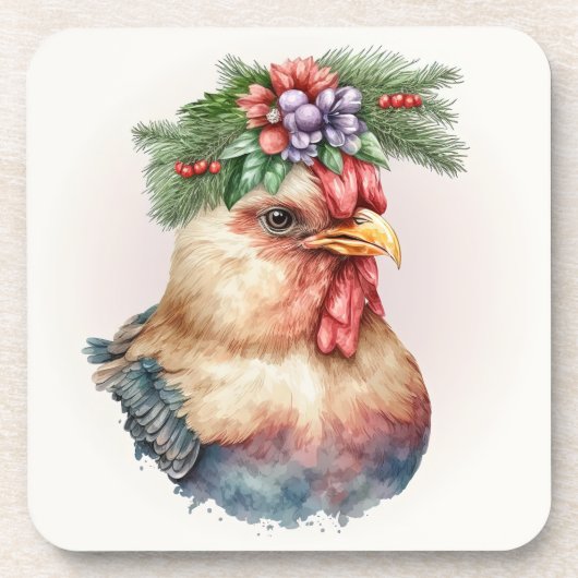 フェスティバルホリデー/クリスマスチキンコースター コースター (正面)