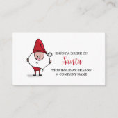 フェスティバルホリデー – グリンピサンタ – ドリンクチケット エンクロージャーカード (正面)