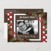 フェスティバルホリデー シーズンポストカード (正面/裏面)