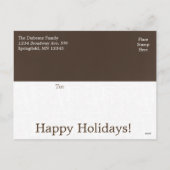 フェスティバルホリデー シーズンポストカード (裏面)