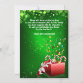 フェスティバルホリデ企業のィパーティ資金集め招待状 招待状 (裏面)