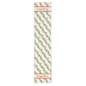 フェスティバルホリーガーランド ショートテーブルランナー (正面)