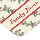 フェスティバルホリーガーランド ショートテーブルランナー (コーナー)