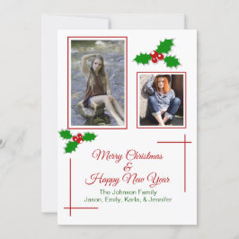 フェスティバルホリークリスマスフォトカード シーズンカード
