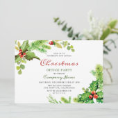 フェスティバルホリークリスマス企業のホリデーパーティー 招待状 (スタンド正面)