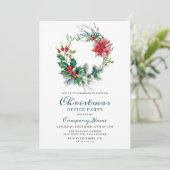 フェスティバルホリークリスマス企業のホリデーパーティー 招待状 (スタンド正面)