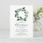 フェスティバルホリークリスマス企業のホリデーパーティー 招待状 (スタンド正面)