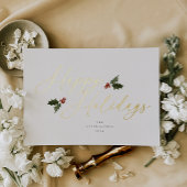 フェスティバルホリーフォイルホリデーカード 箔シーズンカード