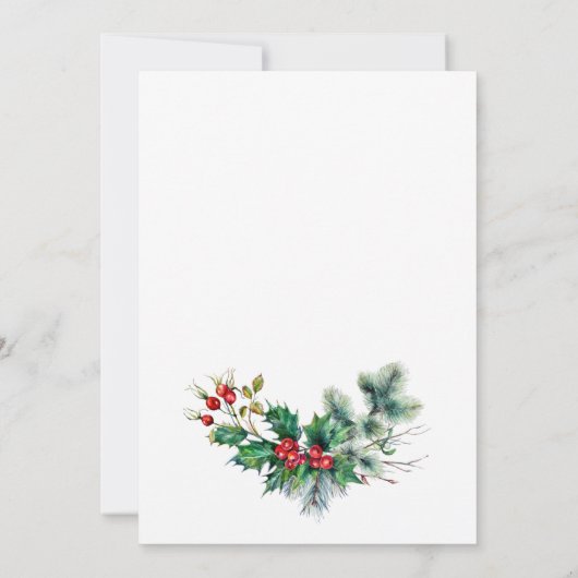 フェスティバルホリーベリークリスマスホリデーオープンハウス 招待状 (裏面)