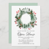 フェスティバルホリーベリークリスマスホリデーオープンハウス 招待状 (正面/裏面)