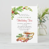 フェスティバルホリーベリークリスマスホリデーティーパーティー 招待状 (スタンド正面)