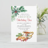 フェスティバルホリーベリークリスマスホリデーティーパーティー 招待状 (スタンド正面)