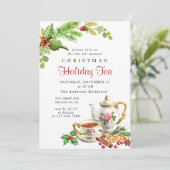 フェスティバルホリーベリークリスマスホリデーティーパーティー 招待状 (スタンド正面)