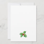 フェスティバルホリーベリークリスマスホリデーティーパーティー 招待状 (裏面)