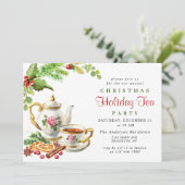 フェスティバルホリーベリークリスマスホリデーティーパーティー 招待状 (スタンド正面)
