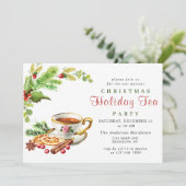 フェスティバルホリーベリークリスマスホリデーティーパーティー 招待状 (スタンド正面)