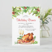 フェスティバルホリーベリークリスマスホリデーディナーパーティー 招待状 (スタンド正面)