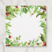 フェスティバルホリーベリークリスマスホリデーパーティー フェイバータグ (裏面)