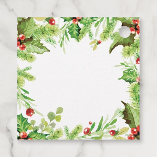 フェスティバルホリーベリークリスマスホリデーパーティー フェイバータグ (裏面)