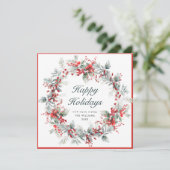 フェスティバルホリーベリークリスマスリースボホ シーズンカード (スタンド正面)