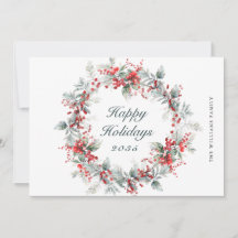 フェスティバルホリーベリークリスマスリース