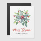 フェスティバルホリーベリークリスマス磁気カード (正面/裏面)